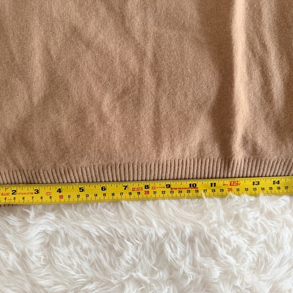 Cuyana Wool Cashmere Tan Women's Sweater - Picture 4 of 8